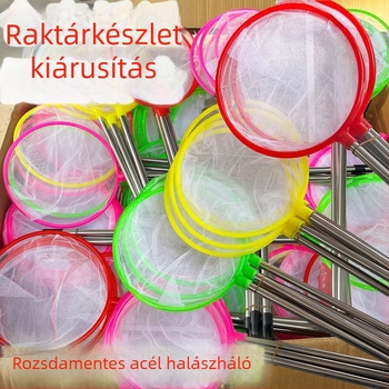 Gyermekeknek szóló összecsukható horgász háló akváriumhoz és a strandra, szétválasztható típus