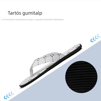 Férfi strandpapucs csúszásmentes puha talppal, könnyű, minimalist stílus, EU méretek 40–47