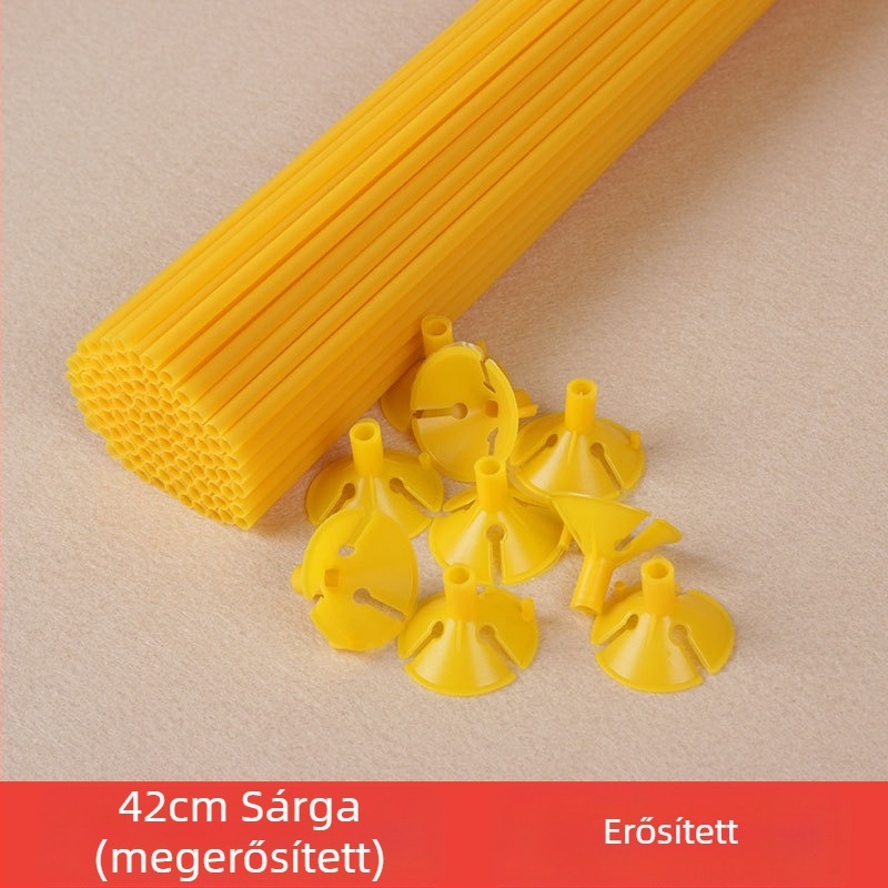 Kibővített műanyag ballon tartó rúd utcai stand dekorációhoz (anyag: műanyag; ballon típusa: más; forma: más)