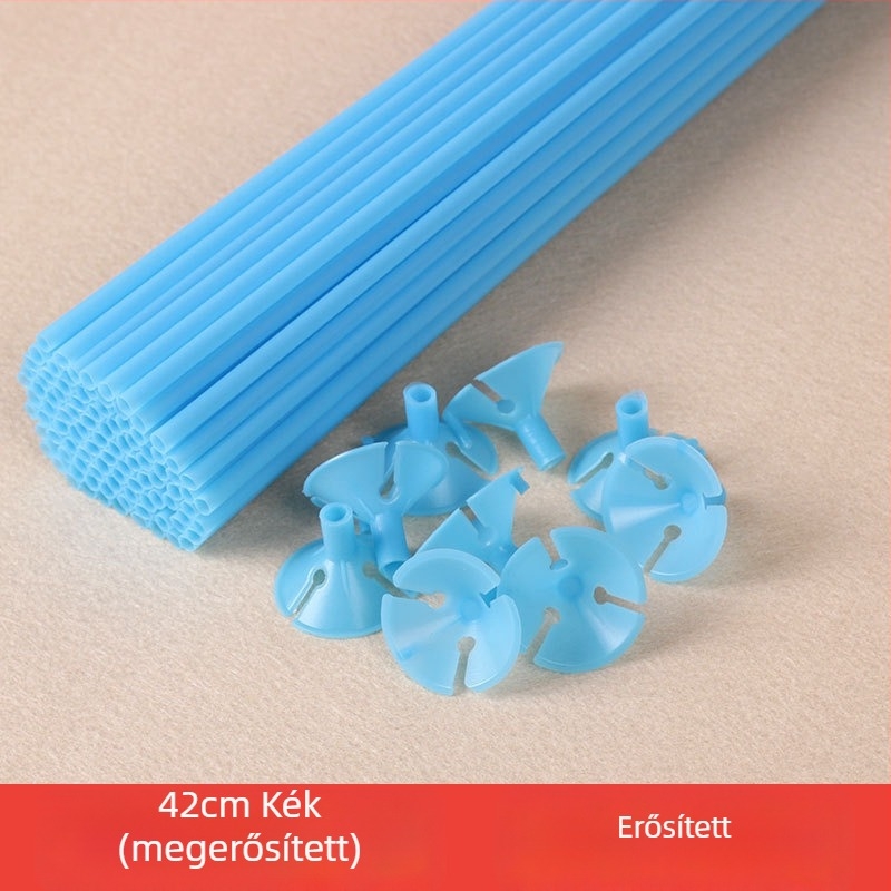 Kibővített műanyag ballon tartó rúd utcai stand dekorációhoz (anyag: műanyag; ballon típusa: más; forma: más)