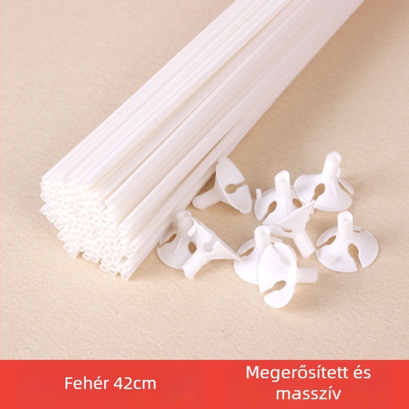 Kibővített műanyag ballon tartó rúd utcai stand dekorációhoz (anyag: műanyag; ballon típusa: más; forma: más)