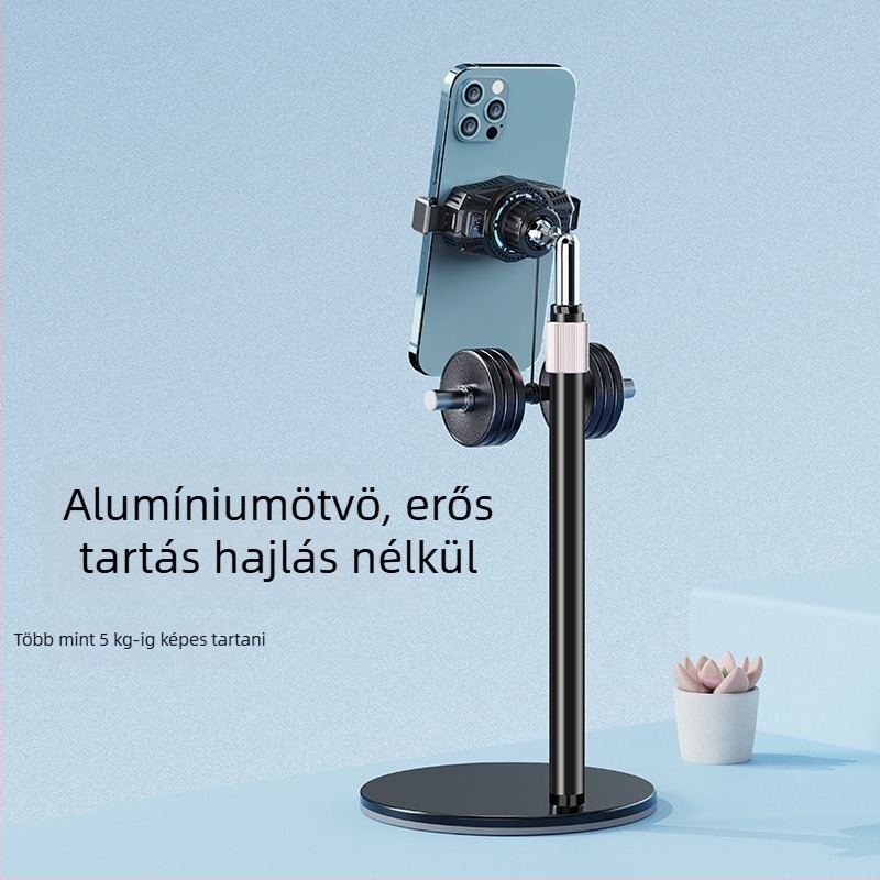 Asztali telefonhűtő állvány élő közvetítéshez — hőmérséklet-szabályozás digitális kijelzővel, félvezető hűtés, 6W, Type-C, 125 g, ABS+PC+alumínium