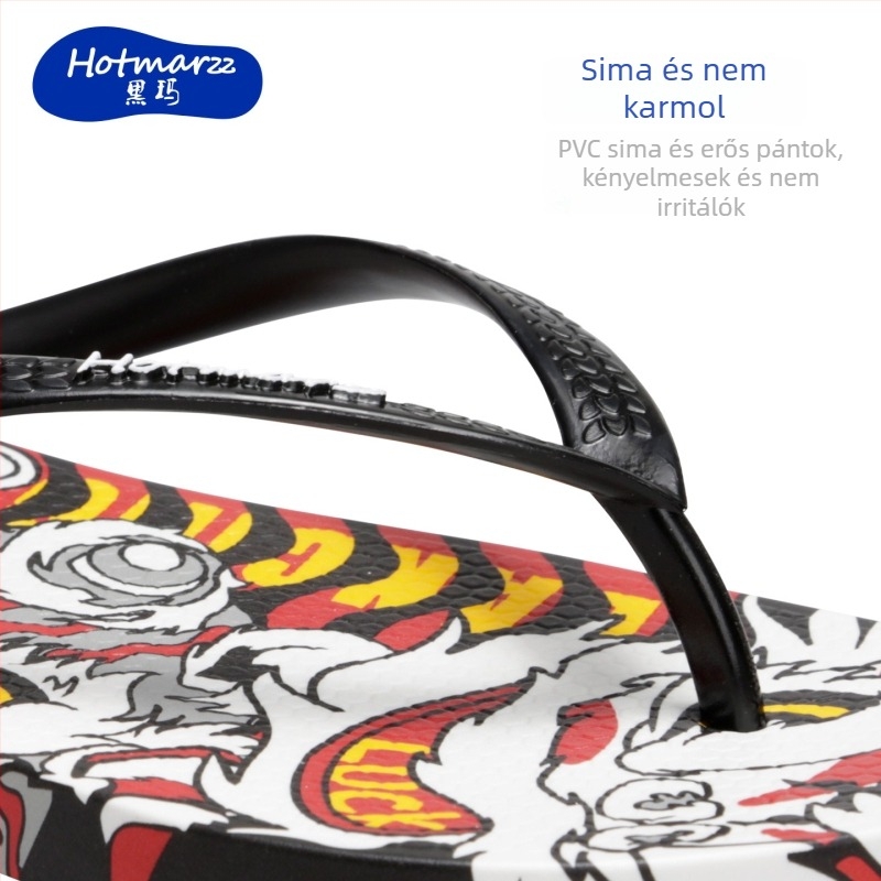 Hotmarzz férfi flip-flop papucsok | PVC felső rész, PVC talp, injektált talp