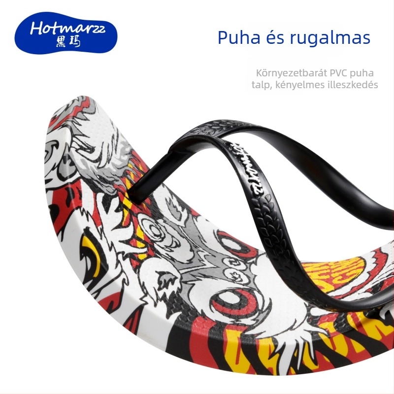 Hotmarzz férfi flip-flop papucsok | PVC felső rész, PVC talp, injektált talp
