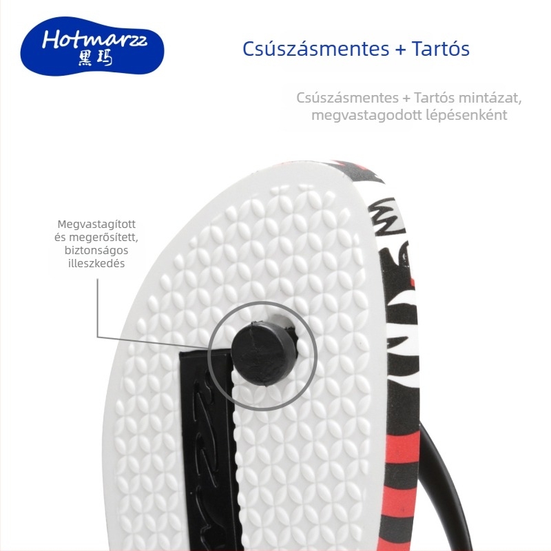 Hotmarzz férfi flip-flop papucsok | PVC felső rész, PVC talp, injektált talp