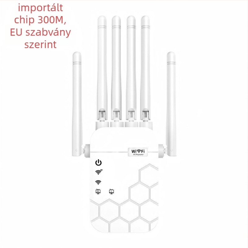 Hat antennaos WiFi ismétlő | 1200 Mbps | 300 m lefedettség | 802.11ac | falon átívelő