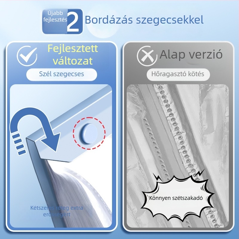 Tesztlapok tároló irattartó átlátszó betétekkel, True Color márka, ZCT-1530D modell, műanyag