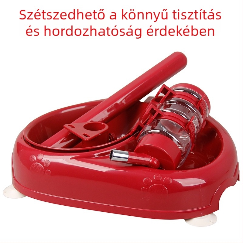 Háziállat ivó- és etetőtál szívókorongos kialakítással kutyáknak és macskáknak