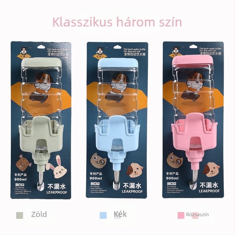 Dr. Pet Műanyag Függő Négyszögletes Itató Macskáknak és Kutyáknak