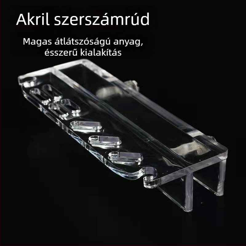 Akril akváriumi eszköztartó és növénygondozási szervező — 64 g