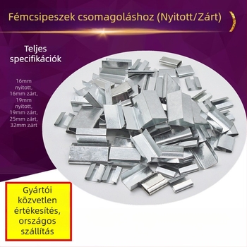 Nylon csomagoló csat vas csomagoláshoz – szakítószilárdság 246,9 kg – kartondobozos csomagoláshoz – különleges csat vas csomagolóhevederéhez – modell F756tt7659jshh