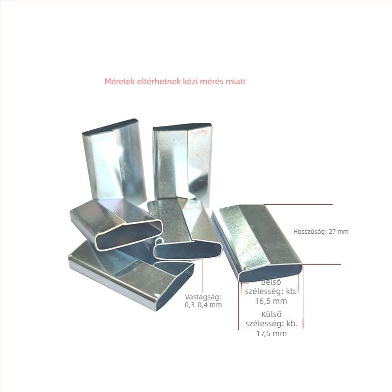 Nylon csomagoló csat vas csomagoláshoz – szakítószilárdság 246,9 kg – kartondobozos csomagoláshoz – különleges csat vas csomagolóhevederéhez – modell F756tt7659jshh