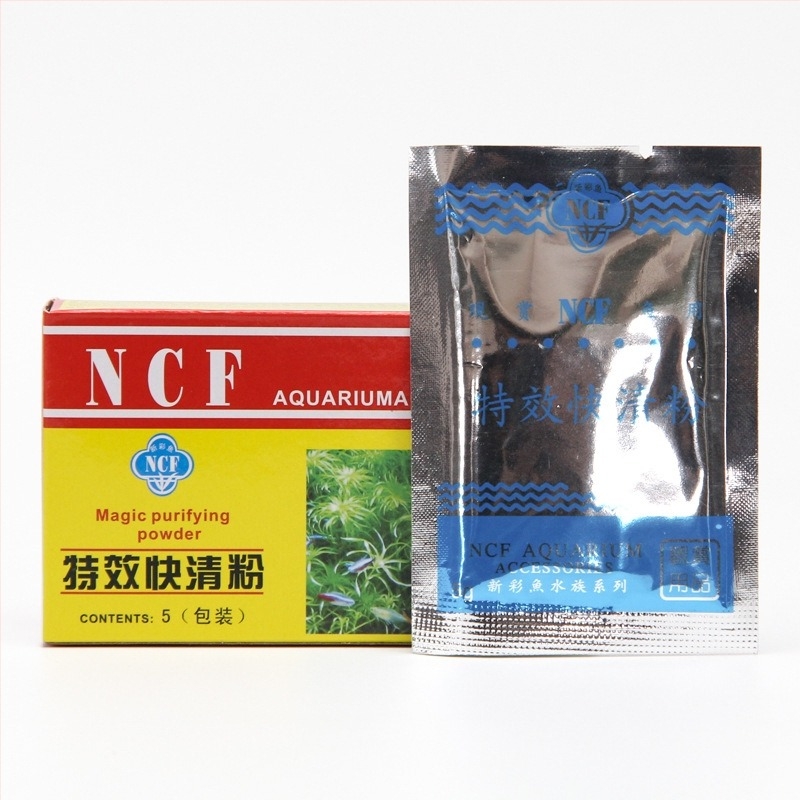 Por víztisztító szer akváriumhoz, gyors tisztító formula, tiszta víz (Súly 0.1, Márka Fish picking, Anyag Silty)