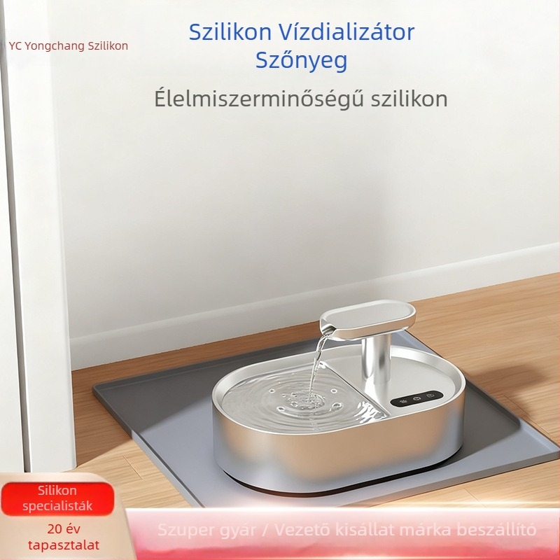 Háziállatok számára készült szilikon víz adagoló | élelmiszer-minőségű szilikon, márka Yc, Guangdong eredet