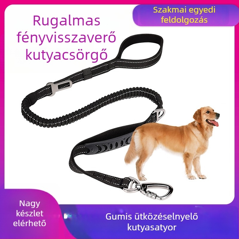 Nylonból készült kutya vontató kötél, nem nyújtható, biztonsági póráz