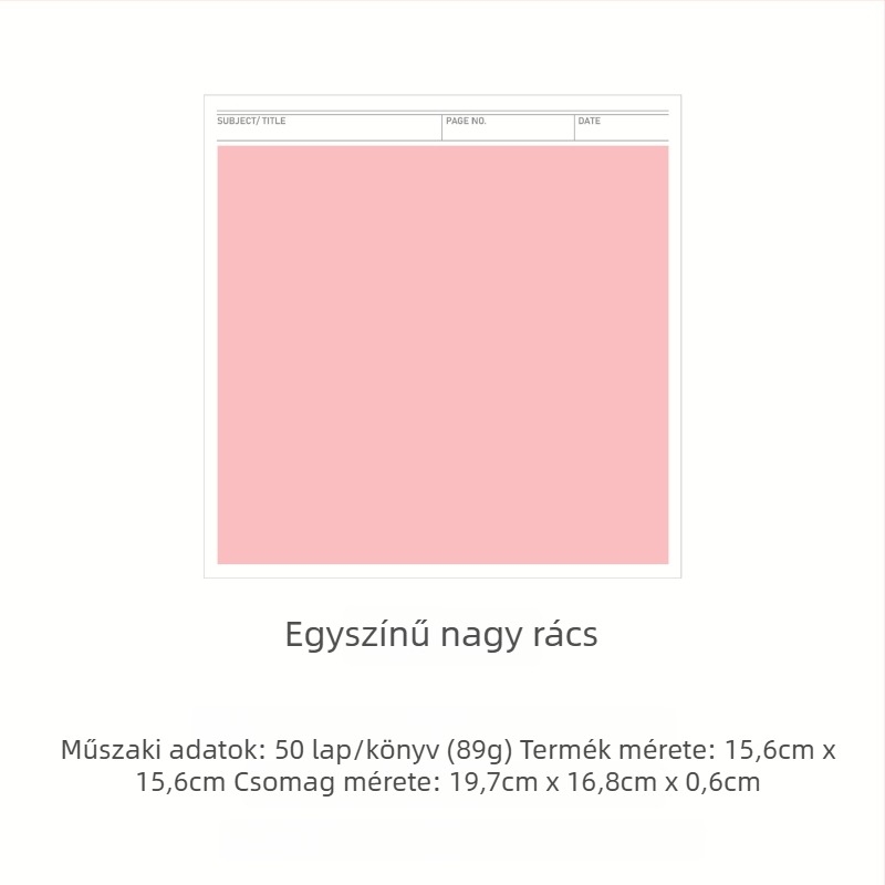 Koreai Ins-stílusú színes ragasztós jegyzetek, téphető jegyzetfüzet diákoknak, emlék- és vázlatfüzet
