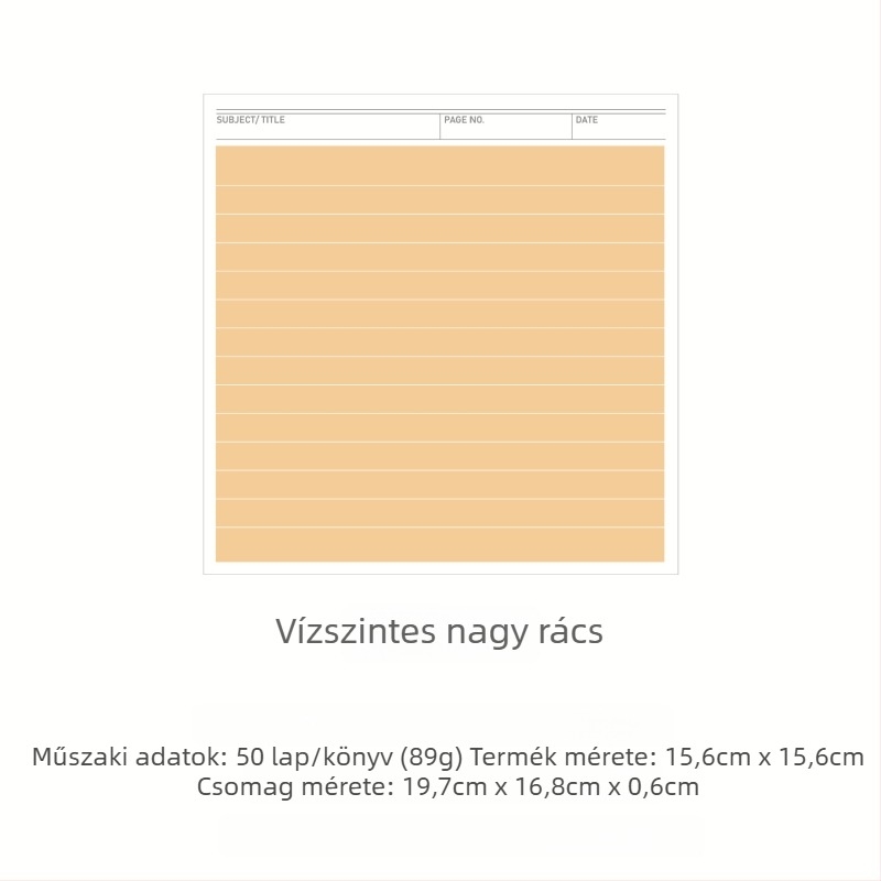 Koreai Ins-stílusú színes ragasztós jegyzetek, téphető jegyzetfüzet diákoknak, emlék- és vázlatfüzet