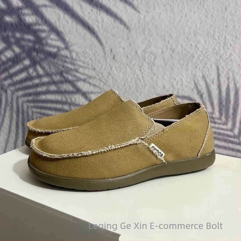 Férfi vászon slip-on loaferek – lélegző, könnyű, csúszásmentes, EVA talp