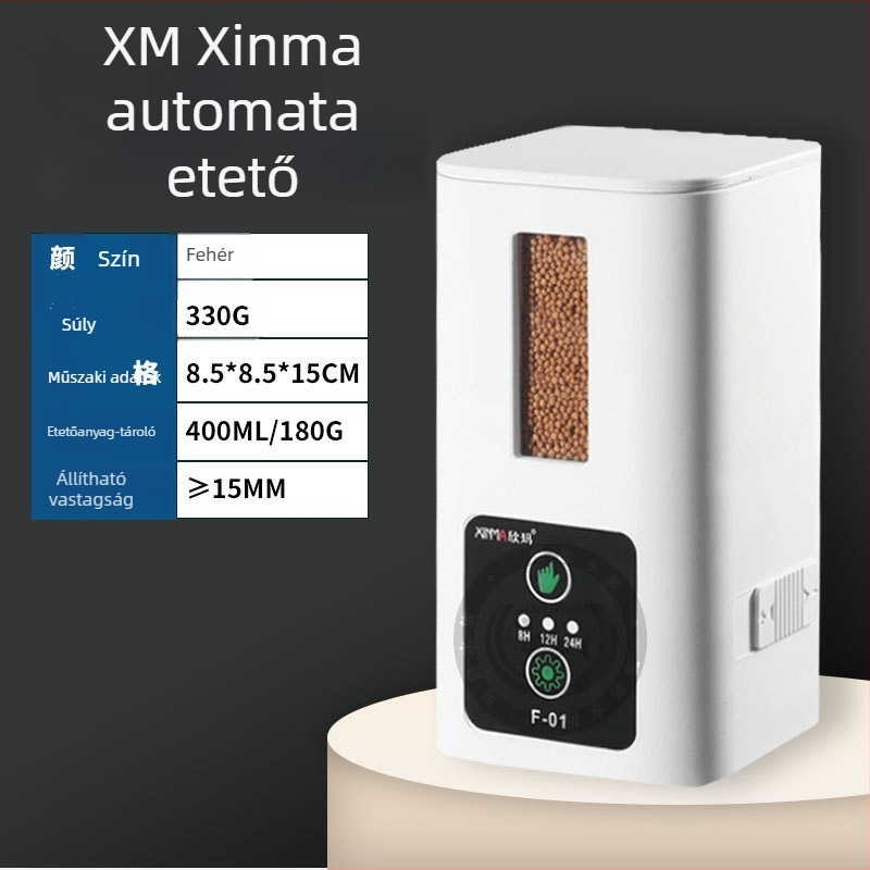 Xinma Automata Akváriumi etető időzítővel, KOI, Aranyhalak és Teknősök számára