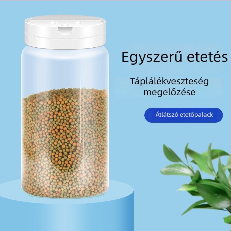 AC-FISH automata etető üveg akváriumhoz; műanyagból; 100 darabos készlet; alkalmas akvariumhoz