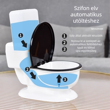 Macska víz adagoló – nem elektromos, automata etető, anti-tip, folyó víz, Steward Cat márka