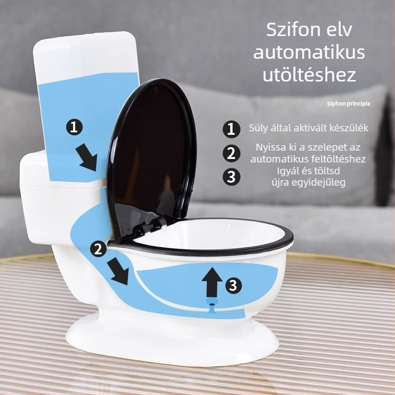 Macska víz adagoló – nem elektromos, automata etető, anti-tip, folyó víz, Steward Cat márka
