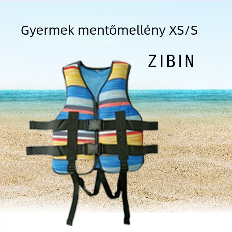 ZIBIN LV803 gyerek mentőmellény, környezetbarát PVC anyag, 2–8 éveseknek