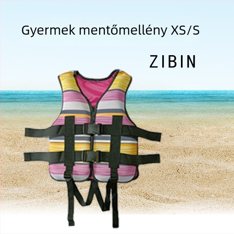ZIBIN LV803 gyerek mentőmellény, környezetbarát PVC anyag, 2–8 éveseknek