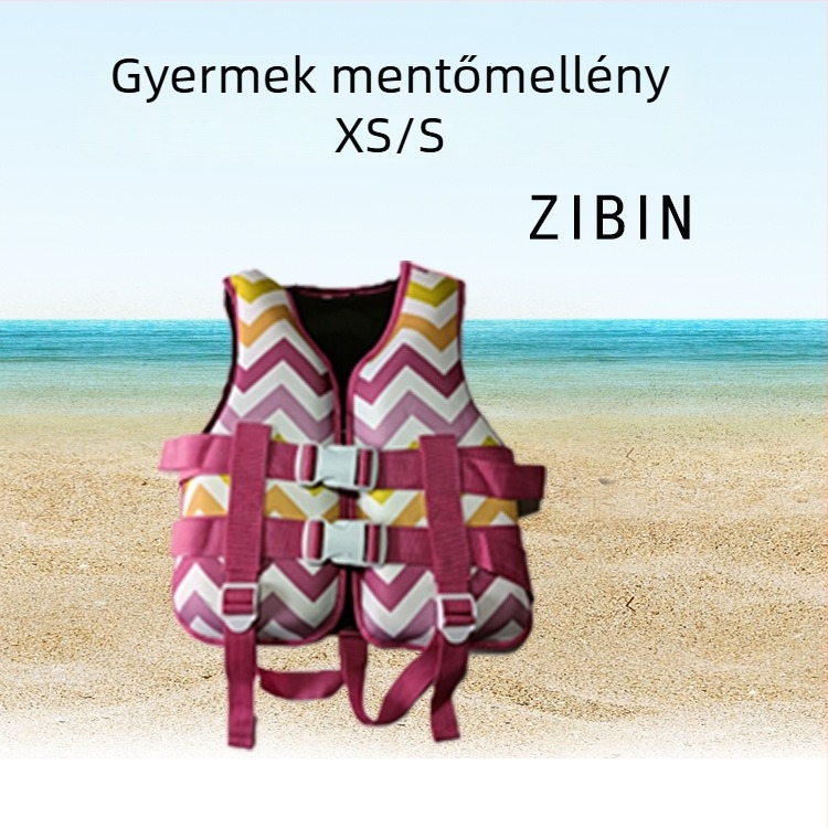 ZIBIN LV803 gyerek mentőmellény, környezetbarát PVC anyag, 2–8 éveseknek