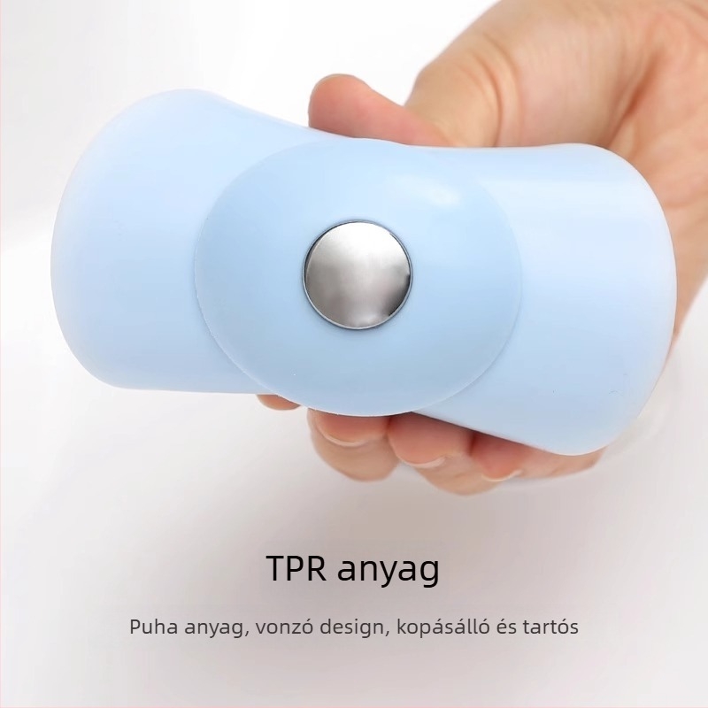 Mosdó lefolyódugó – nyomógombos, korong alakú, szagtalanító funkcióval