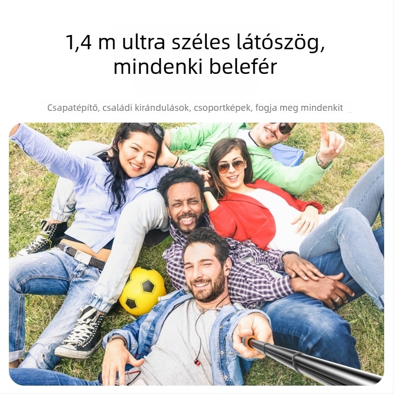 Brdrc kihajtható háromlábú selfie bot DJI Action 5 Pro-hoz, Osmo 360 / Osmo 3/4 — alumíniumötvözet