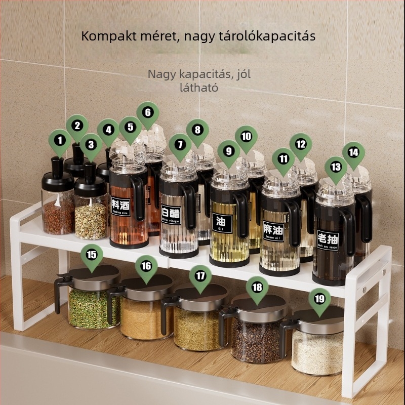 Wo cube Konyhai duplaablak-párkány tároló, többfunkciós, szénacél, modern stílus, 2025 megjelenés