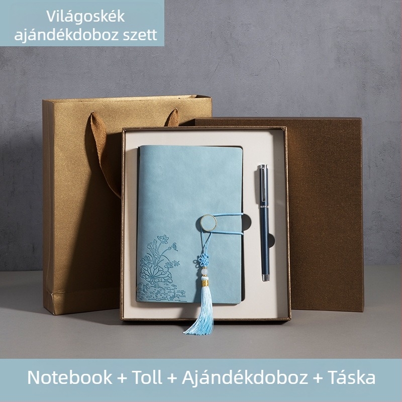 Baibo notesz – műbőr borítás, leválasztható lapokkal kötés, erdei papír, 17×10,5 cm, kreatív stílus