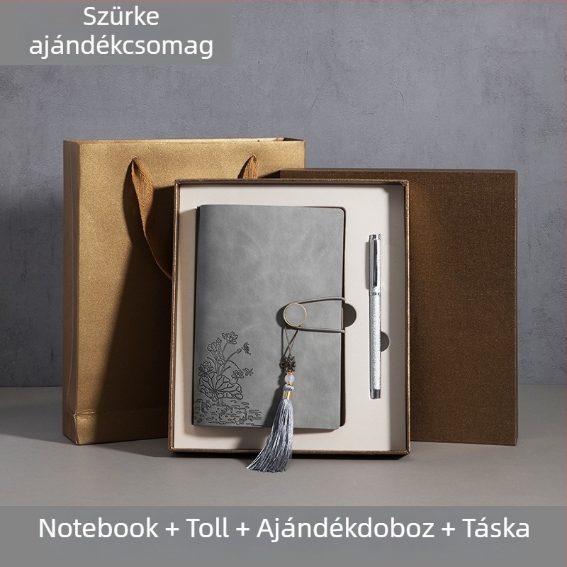 Baibo notesz – műbőr borítás, leválasztható lapokkal kötés, erdei papír, 17×10,5 cm, kreatív stílus
