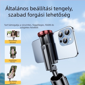 Szelfi bot beépített padlón álló állvánnyal és világítással — Márka Crenov/Kerunle; Bluetooth; távirányító; testreszabás