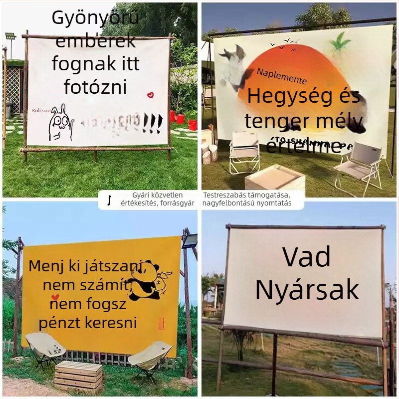 Személyre szabott falikárpit hálószobába – geometriai absztrakt minta, téglalap alakú, 100% poliészter, gépi mosás