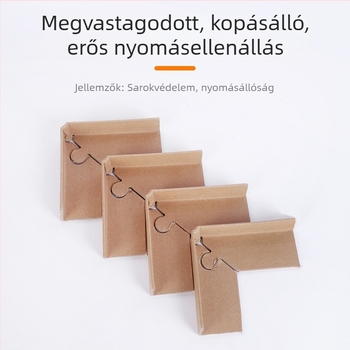 Kraft papírból készült sarkvédő zárral, 90 fokos derékszög, megerősített változat