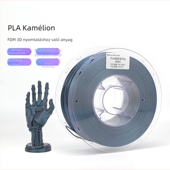 PLA 3D nyomtató filament, Chameleon sorozat, színváltó, kör keresztmetszet, hossz 340–350 m