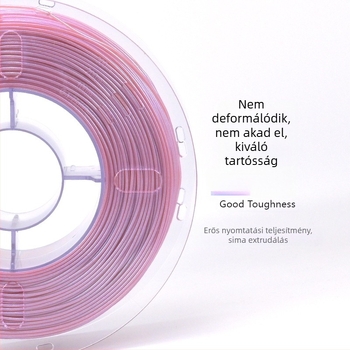 PLA 3D nyomtató filament, Chameleon sorozat, színváltó, kör keresztmetszet, hossz 340–350 m