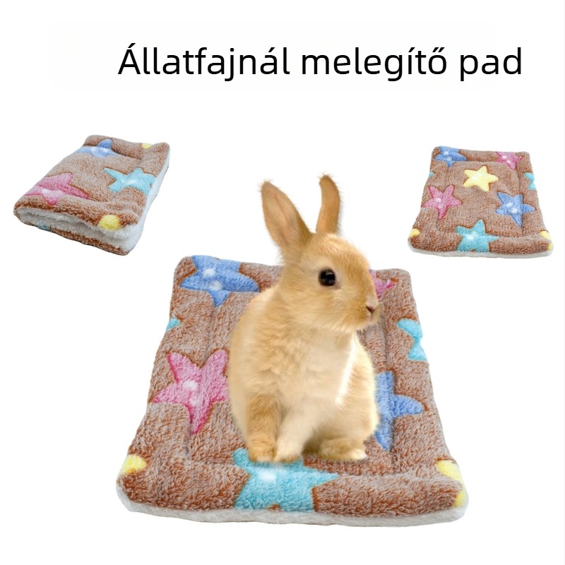 Hörcsög fészekpárna - flanelből készült meleg fészekmat, egész éves kényelem