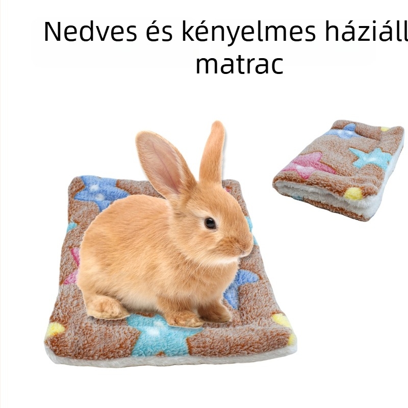 Hörcsög fészekpárna - flanelből készült meleg fészekmat, egész éves kényelem