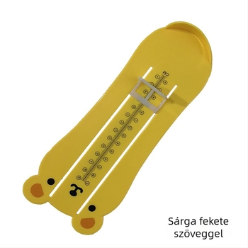 Medve formájú gyerek lábméret mérő eszköz - JT001, műanyag; AN001; alkalmas lábbeli típus 11977595930; kínai stílus