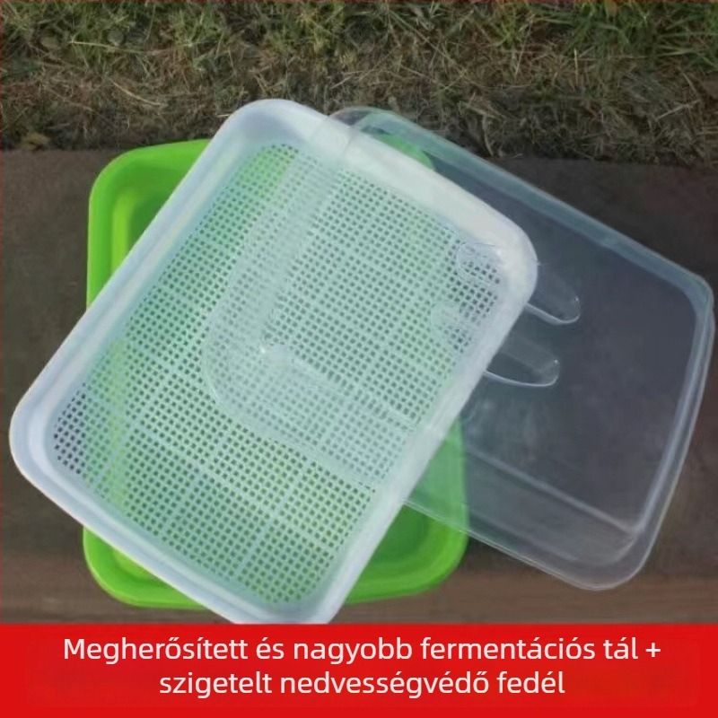 Műanyag fermentációs tál tofuhoz fedővel – otthoni használatra, kapacitás 300 ml alatt