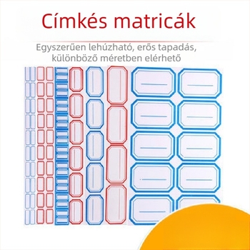 Kézzel írt címkék, anyaga matrica, modell: 00, Zhengyou, oldalanként 49 címke
