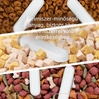 Állateledel vákuum tárolóedény – Pettneed, PP anyag, 4 darab