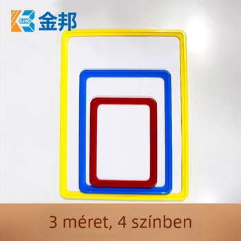 Mágneses címkekártya raktárpolcra - Shibang, PP anyag, egy mágneses alap