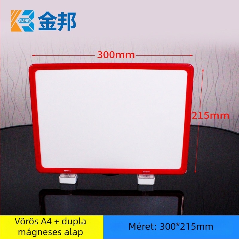 Mágneses címkekártya raktárpolcra - Shibang, PP anyag, egy mágneses alap