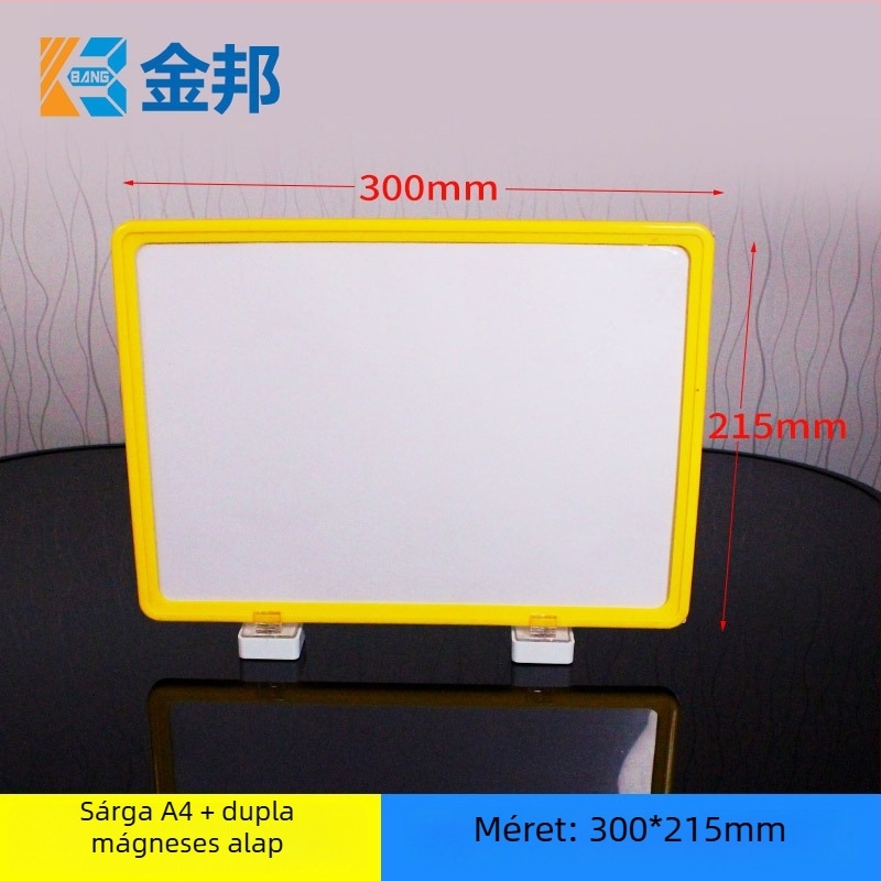 Mágneses címkekártya raktárpolcra - Shibang, PP anyag, egy mágneses alap