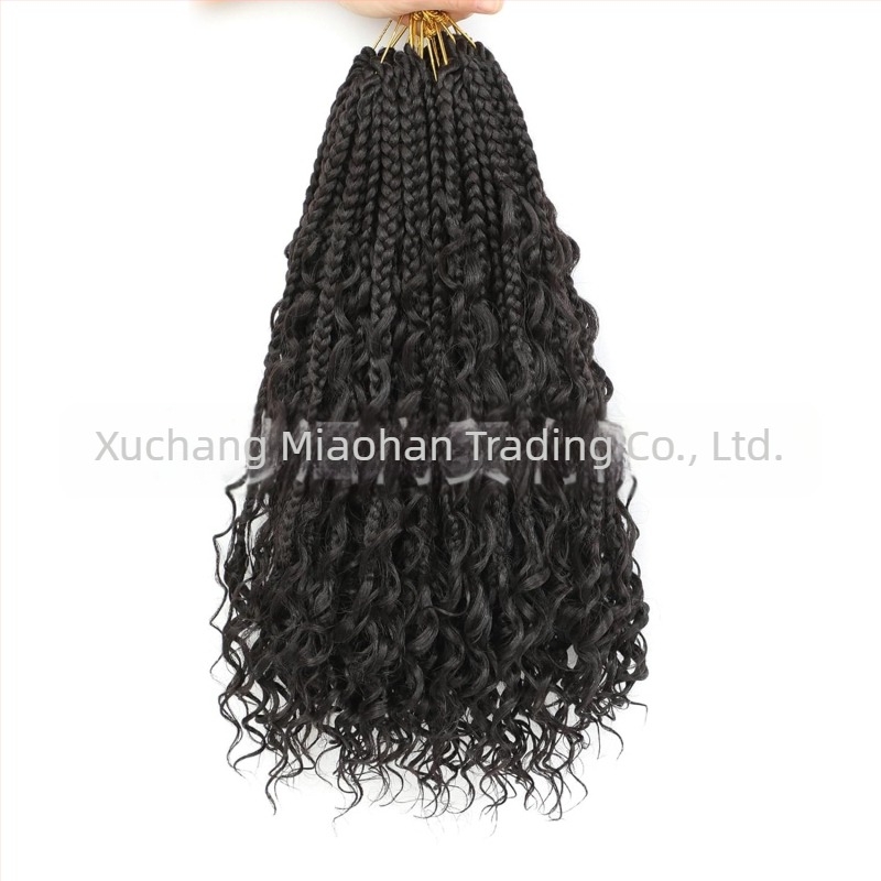River Locs Box Braiding Bohemian Hair – Miaohan háromszálas box fonat, bohem stílusú paróka