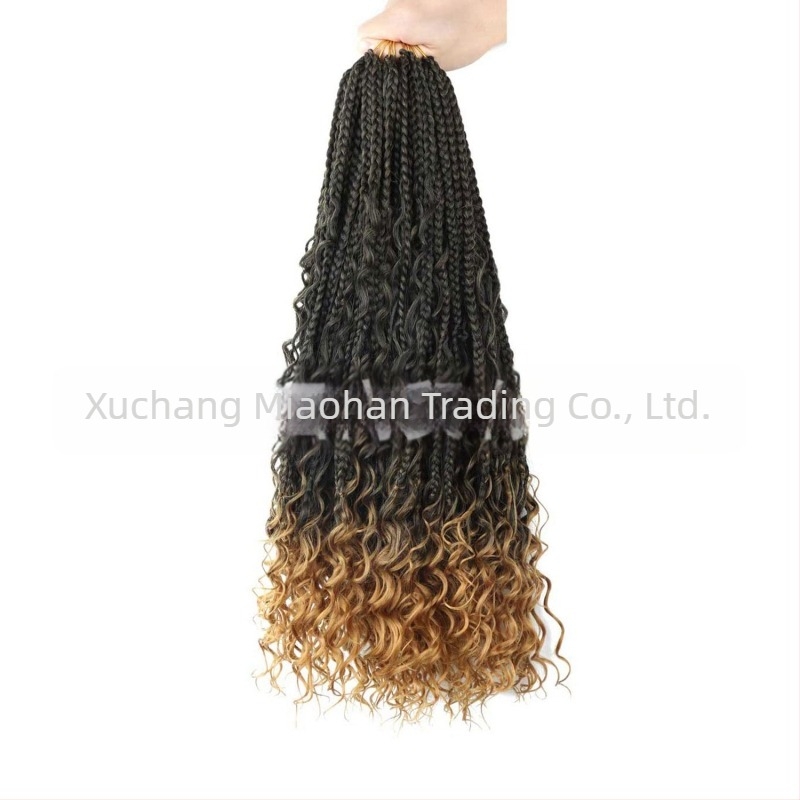River Locs Box Braiding Bohemian Hair – Miaohan háromszálas box fonat, bohem stílusú paróka